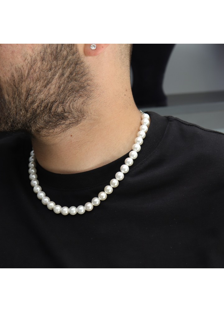 10mm Porcelain Pearl Necklace